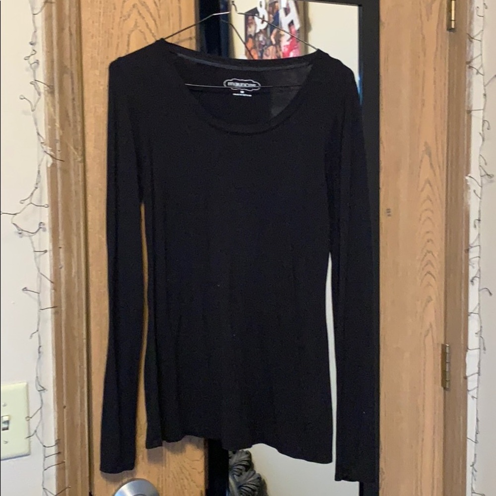 Super Soft Black Long Sleeve Shirt